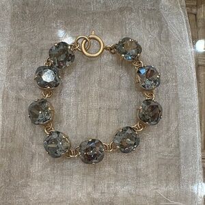 Sorrelli Gold-Tone Bracelet with Smoky Crystal Stones